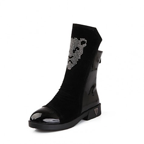 Women's Boots Winter Platform PU Casual Others Black / Blue Walking