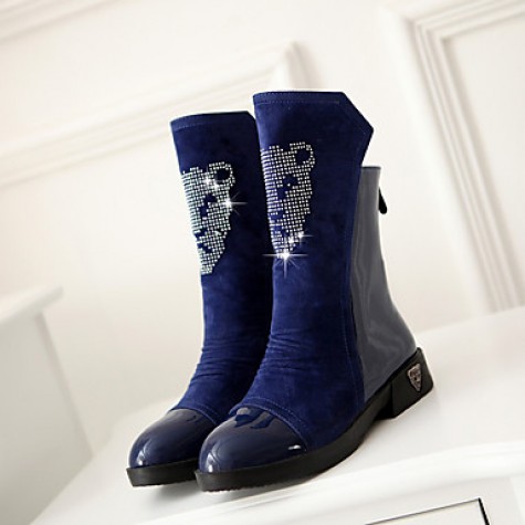 Women's Boots Winter Platform PU Casual Others Black / Blue Walking